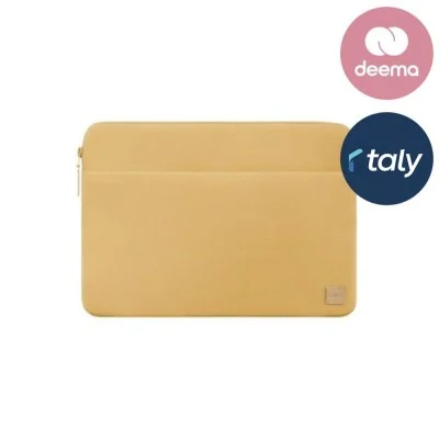 Lap Top Bag  Protective Nylon Sleeve (Up To 14”) Uniq - (Canary Yellow)